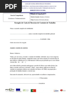 Modelo de carta de rescisão de contrato