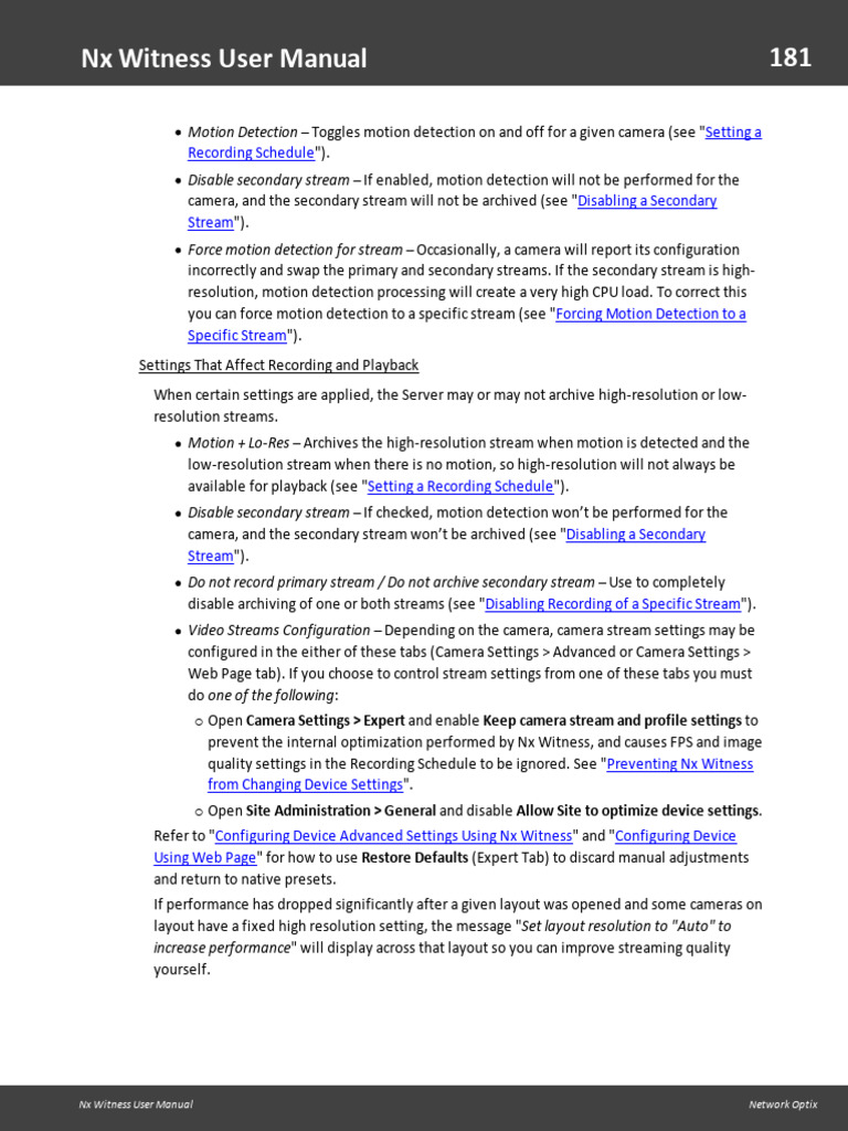 Nx Witness User Manual-pages-7 | PDF | Computer Network | Camera