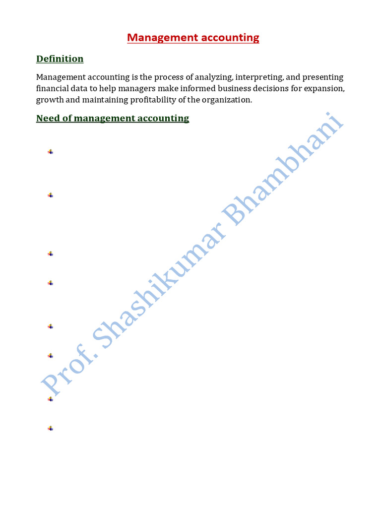CMA - Module 1_Part 2 | PDF | Management Accounting | Investing