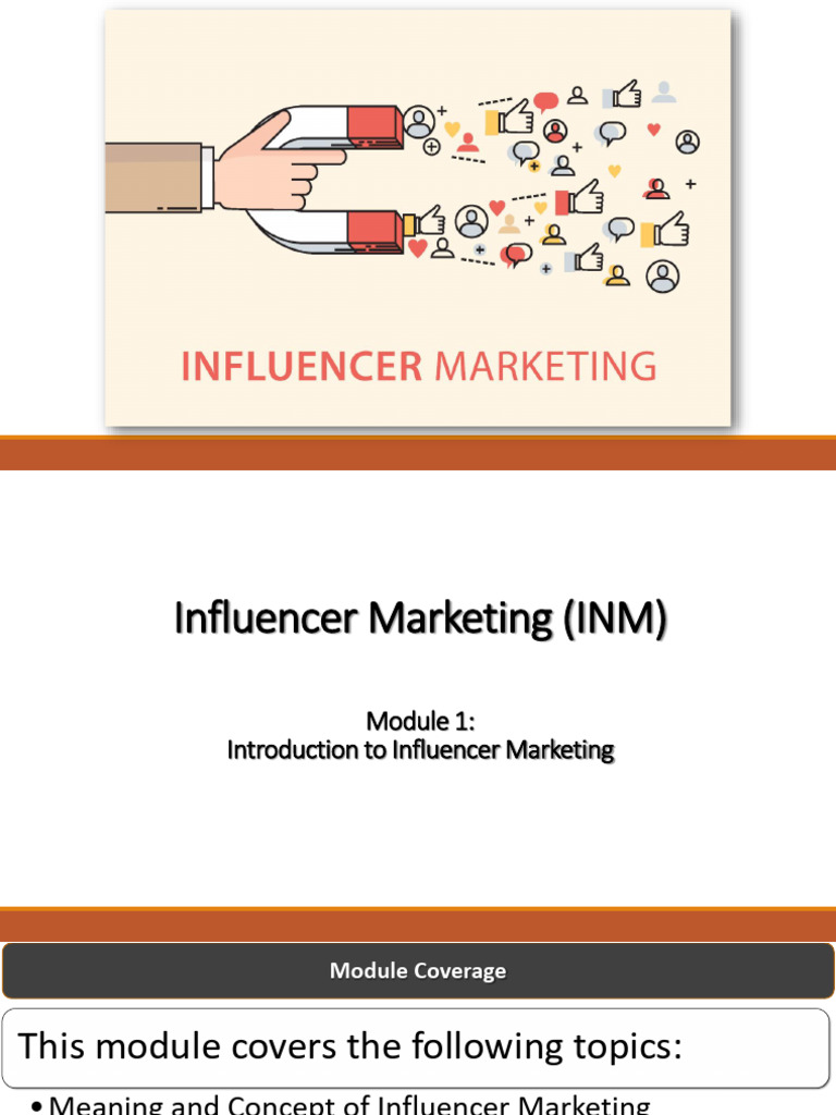 Introduction to Influencer Marketing | PDF | Brand | Marketing