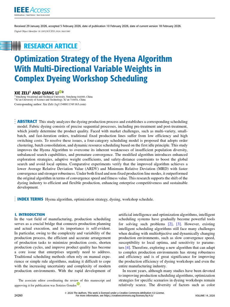 Optimization Strategy of the Hyena Algorithm With Multi-Directional ...