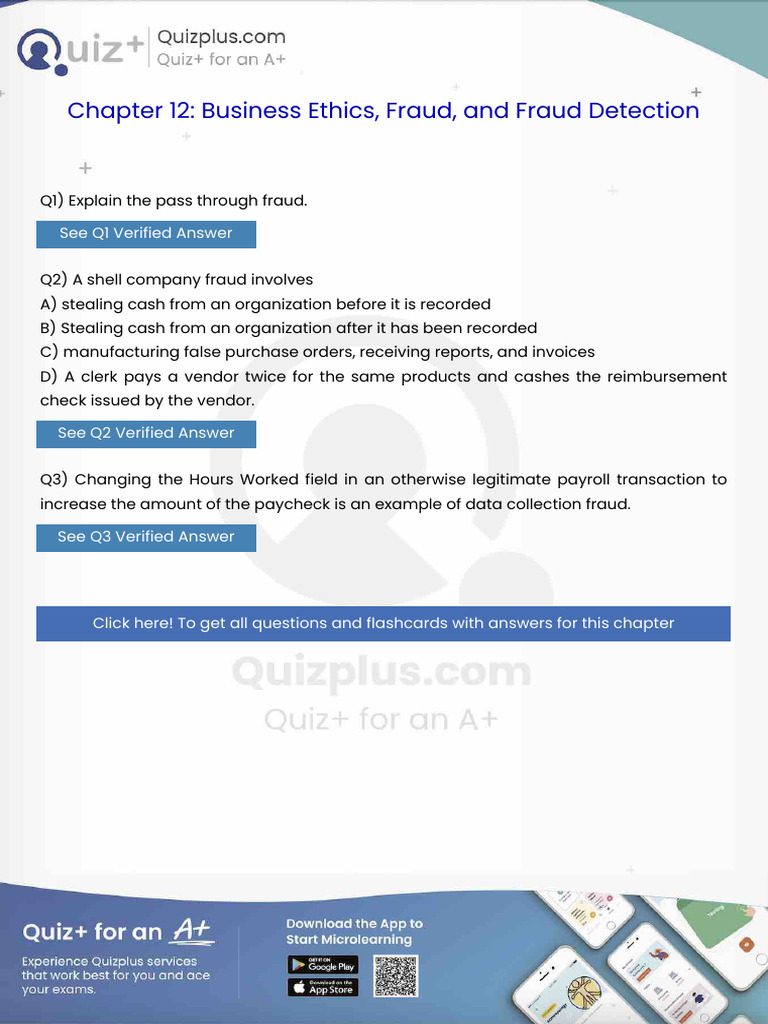 Explain the Pass Through Fraud | PDF | Databases | Audit