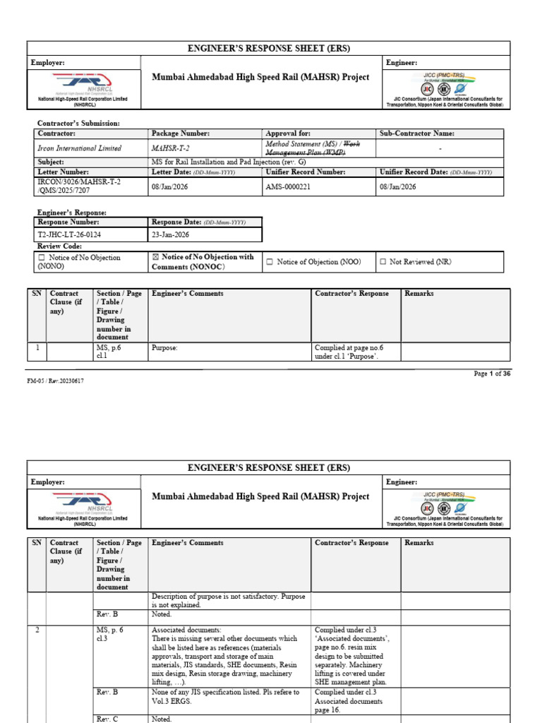 ERS Rev H | PDF