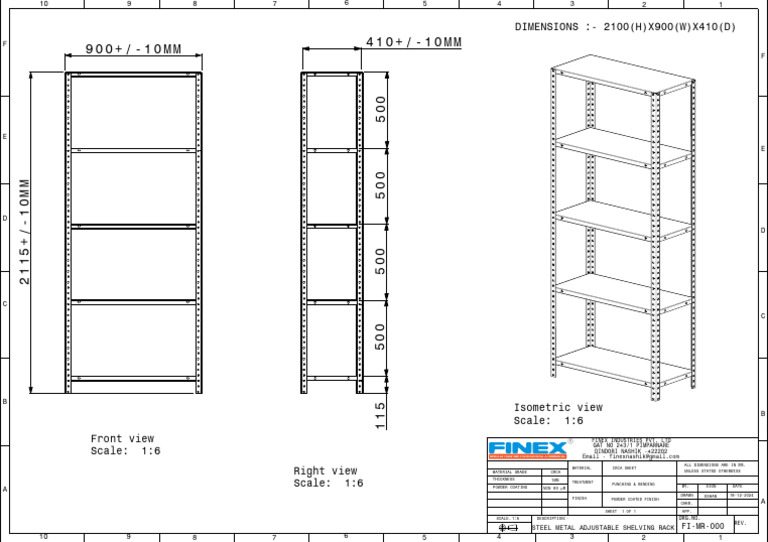 Steel Metal Shelving Rack-2 | PDF | Crafts | Industrial Processes