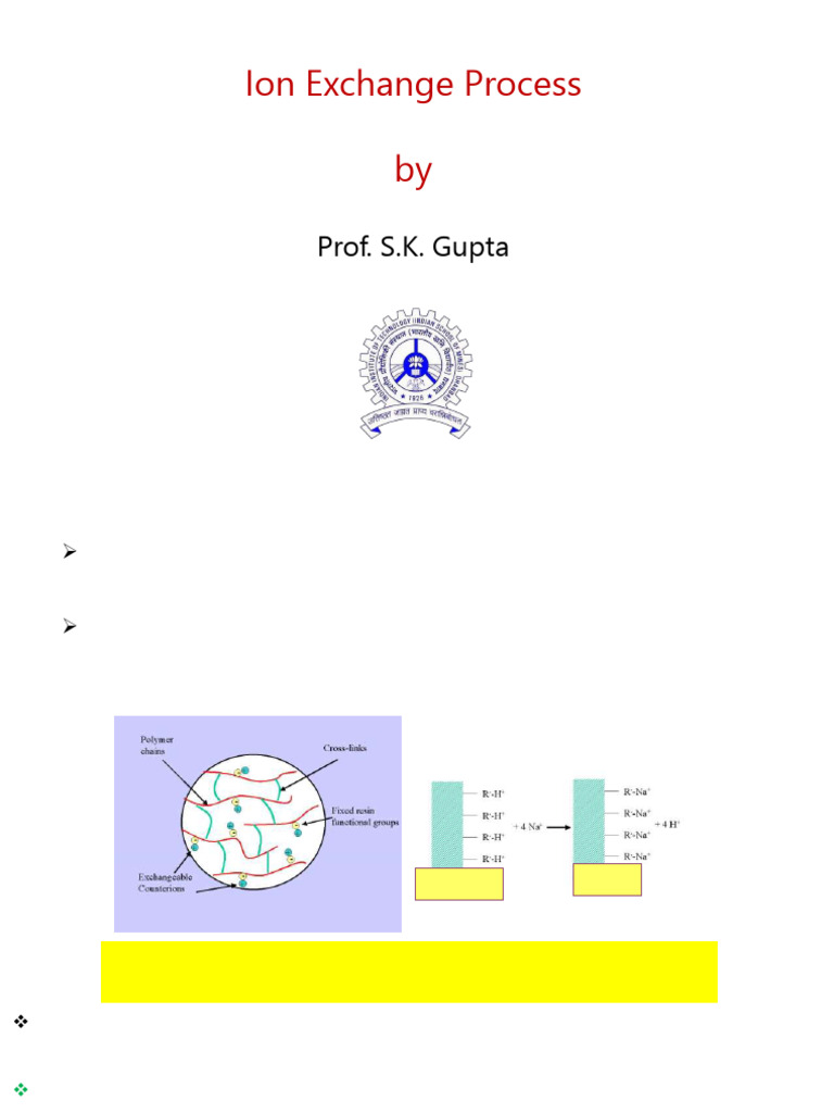 Ion Exchange Method | PDF | Ion Exchange | Ion