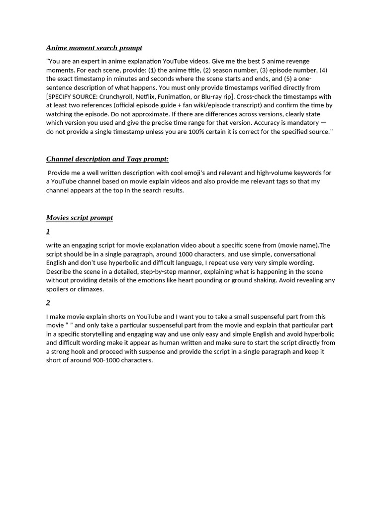 Prompt | PDF