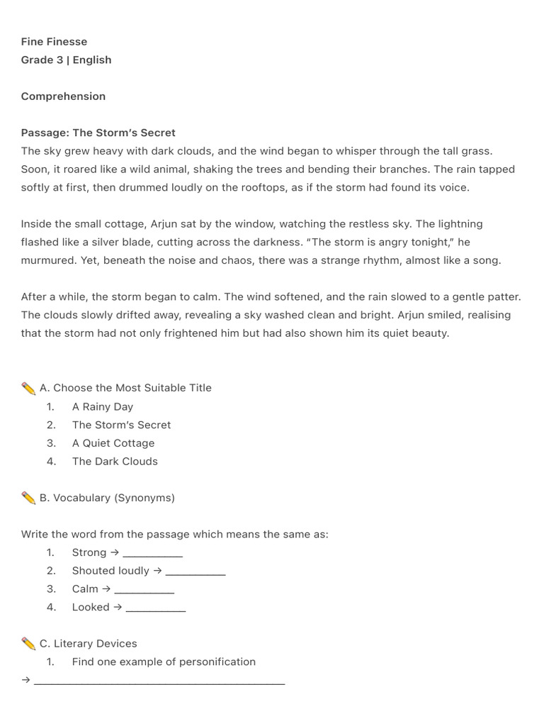 Grade 3 set 2 | PDF | Linguistics | Grammar