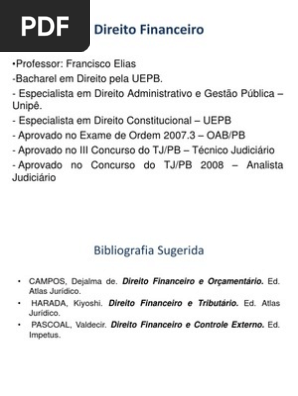 Direito Financeirocompleto - 