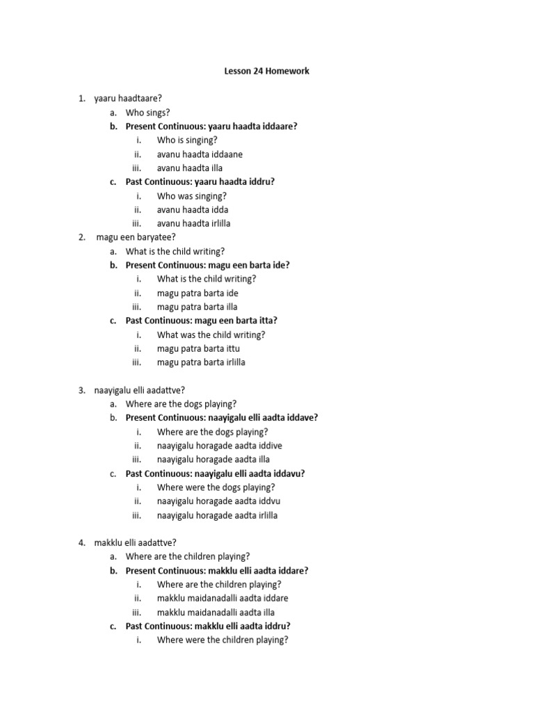 PROGRESS Lesson 24 Homework | PDF