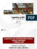 UPC LOGISTICA Y DFI Unidad 5 Sem 9 Logistica de Distribucion Fisica Internacional Gestion Carga Envases Embalajes