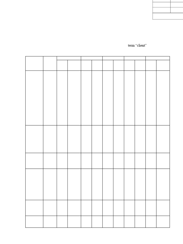 Client 1 Practicum Logs | PDF