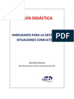 TALLER SOBRE HABILIDADES PARA La Gestión de Situaciones Conflictivas