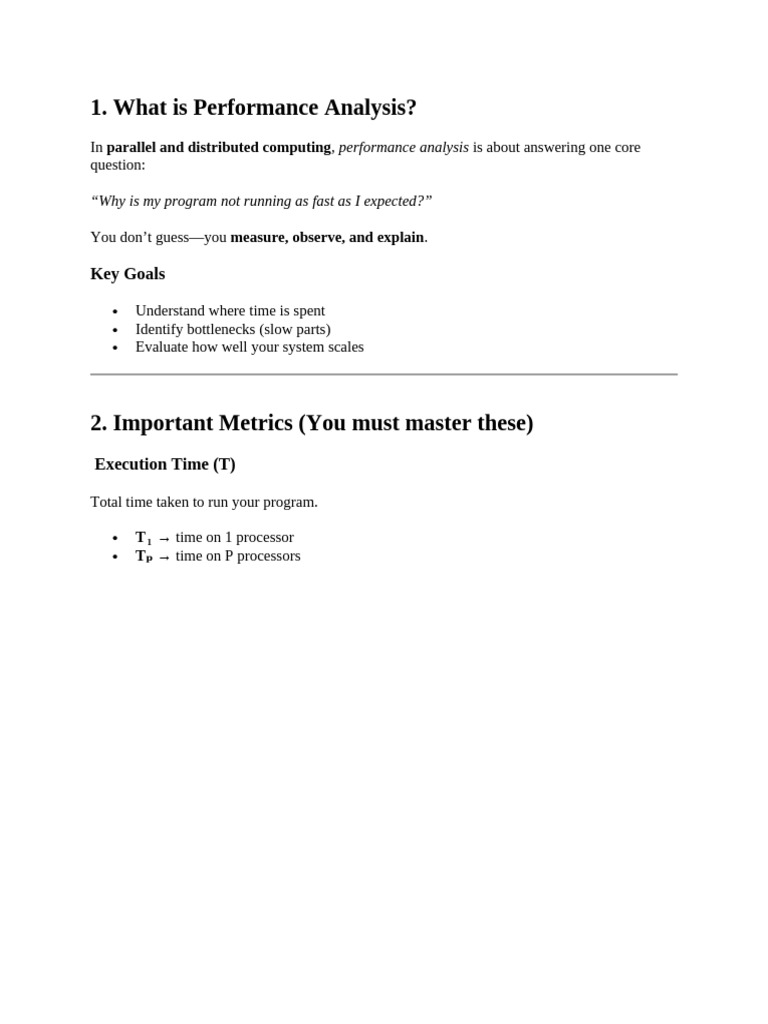 Performance Analysis and Tuning | PDF | Program Optimization | Parallel ...