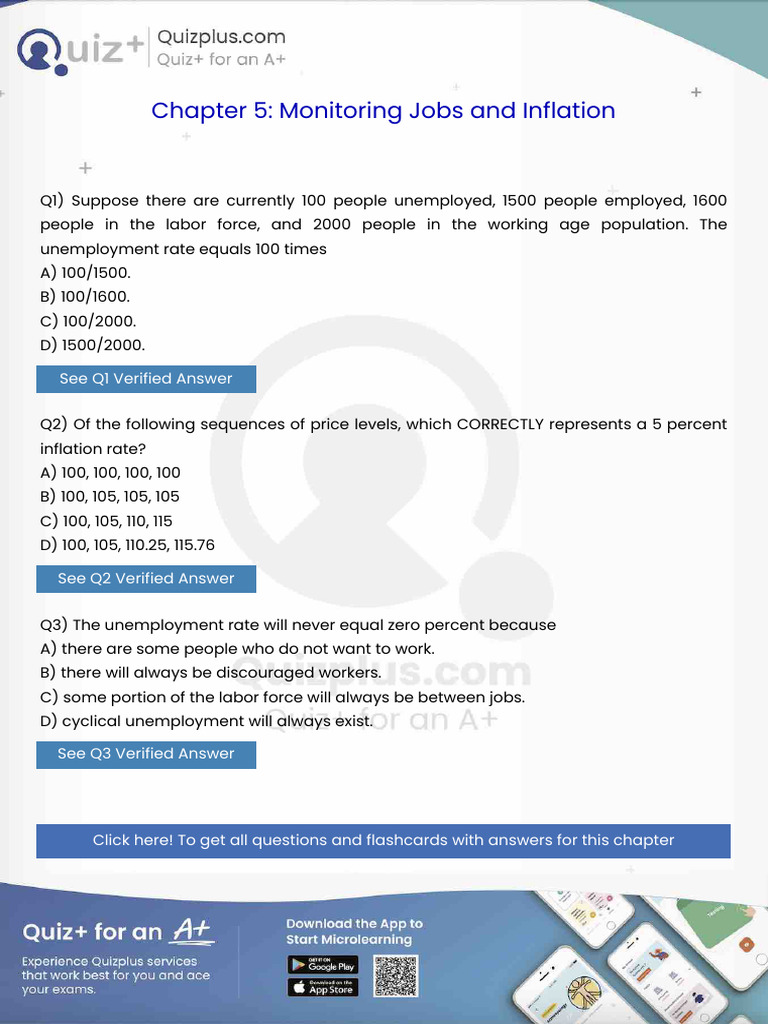Suppose There Are Currently 100 People Unemployed 1500 People Employed ...