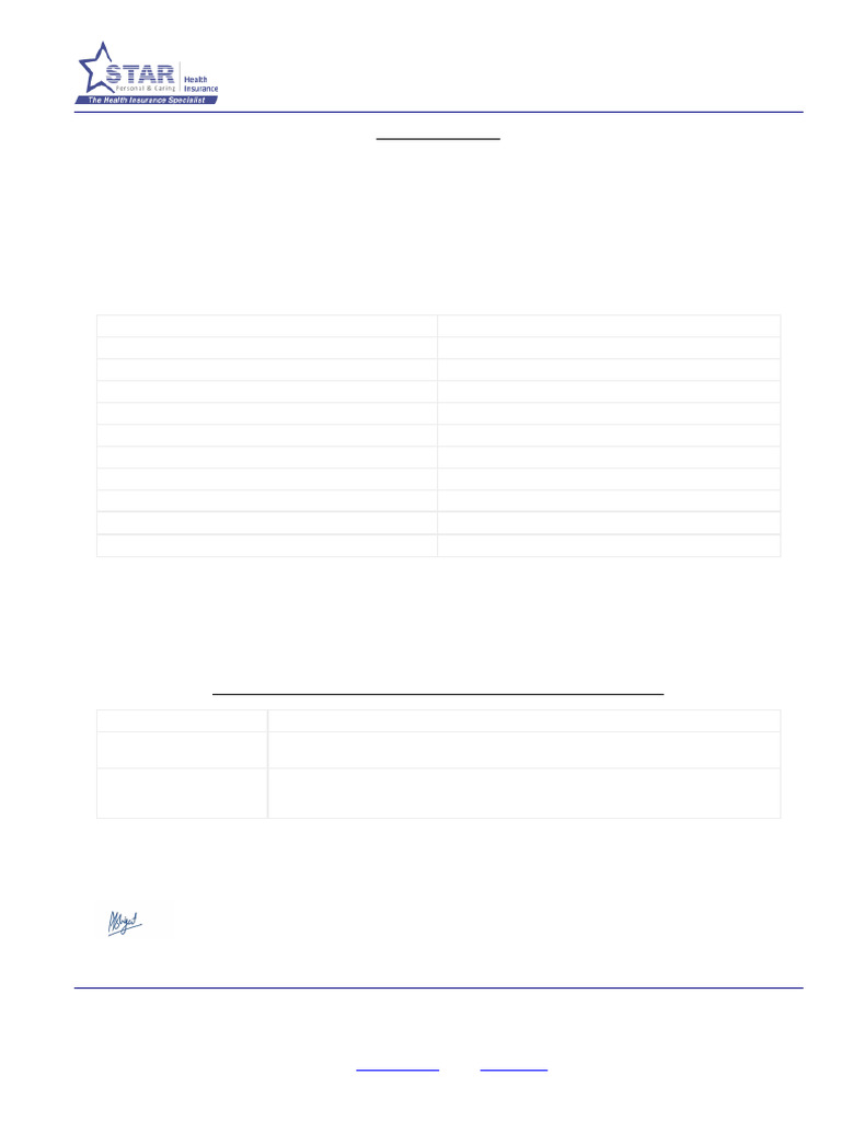 Pre Auth Rejection Letter | PDF | Insurance