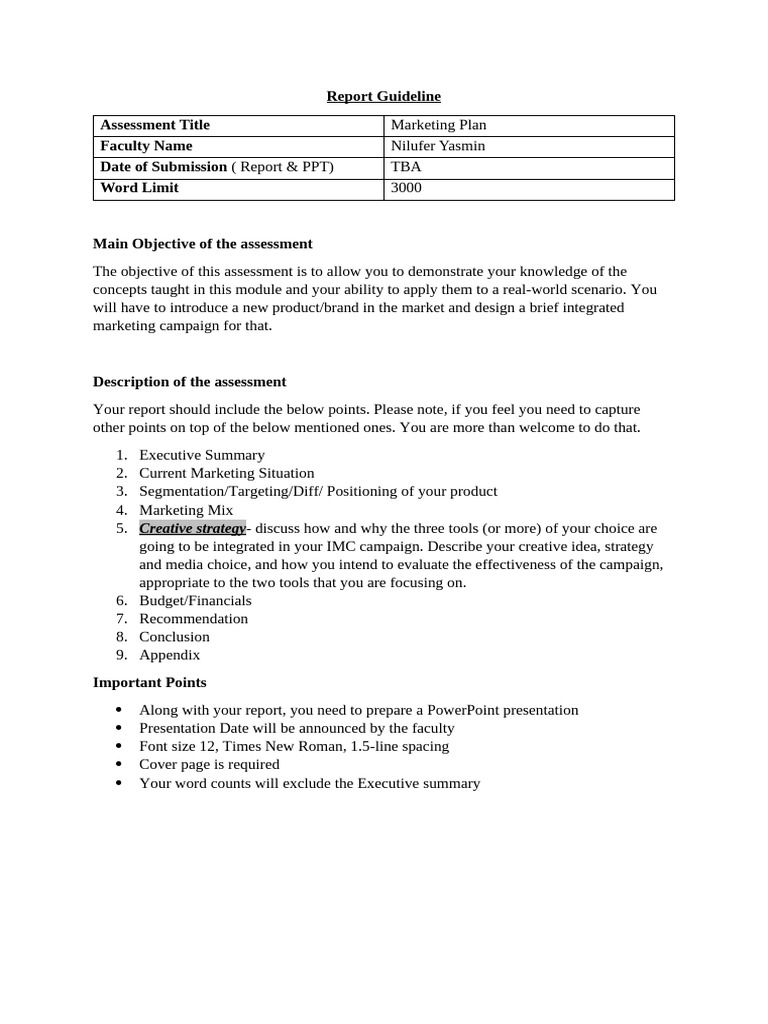 Report+Guideline%21 | PDF