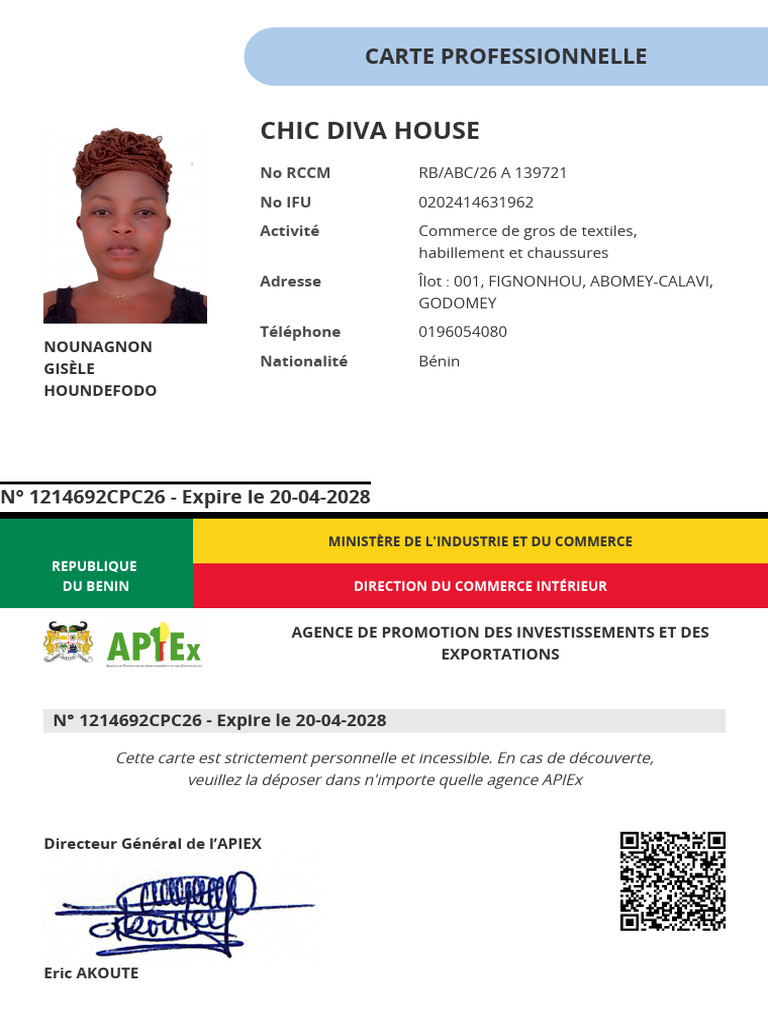 Carte Professionnelle | PDF