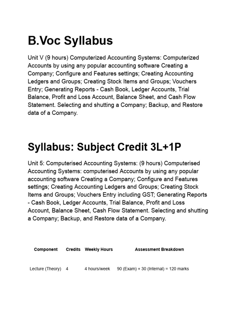 Computerized Accounting System Notes (Tally) | PDF | Debits And Credits ...