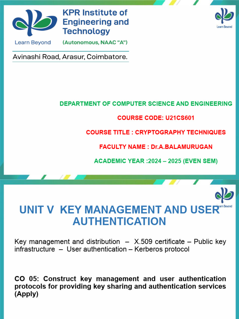 CT UNIT 5 Session 2 | PDF | Public Key Certificate | Public Key ...