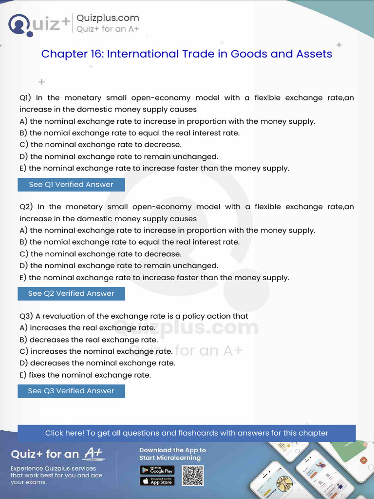 In the Monetary Small Openeconomy Model With a Flexible Exchange Ratean ...