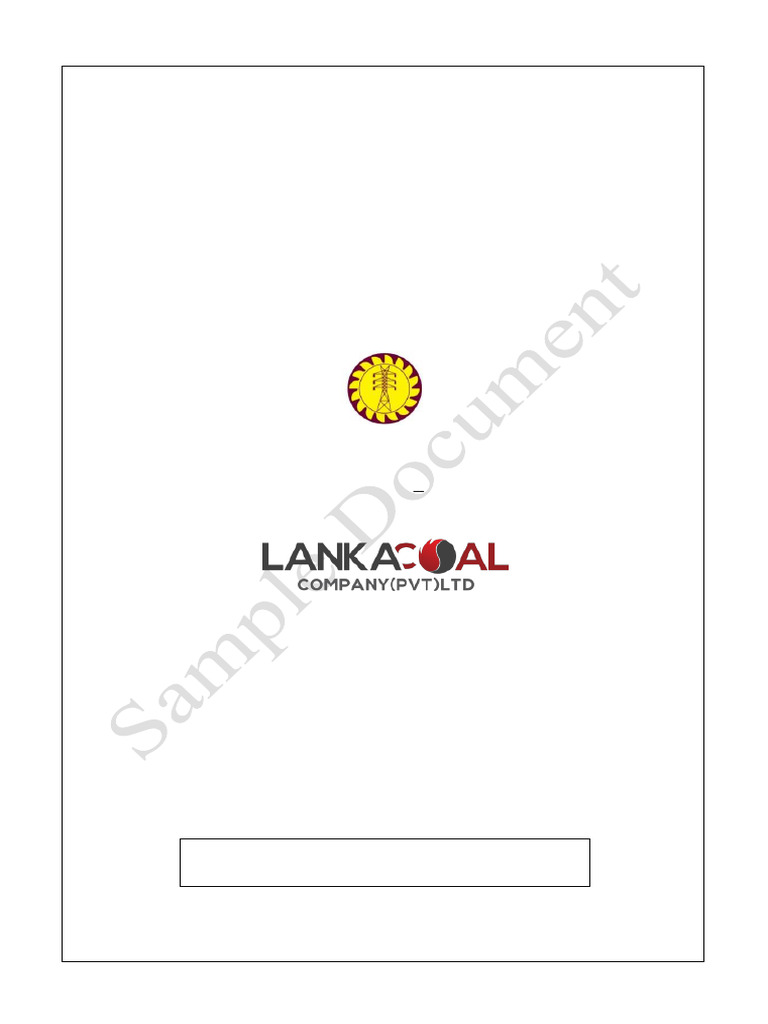 Sample Tender LCC 25 TT 1 Procurement Document | PDF | Procurement