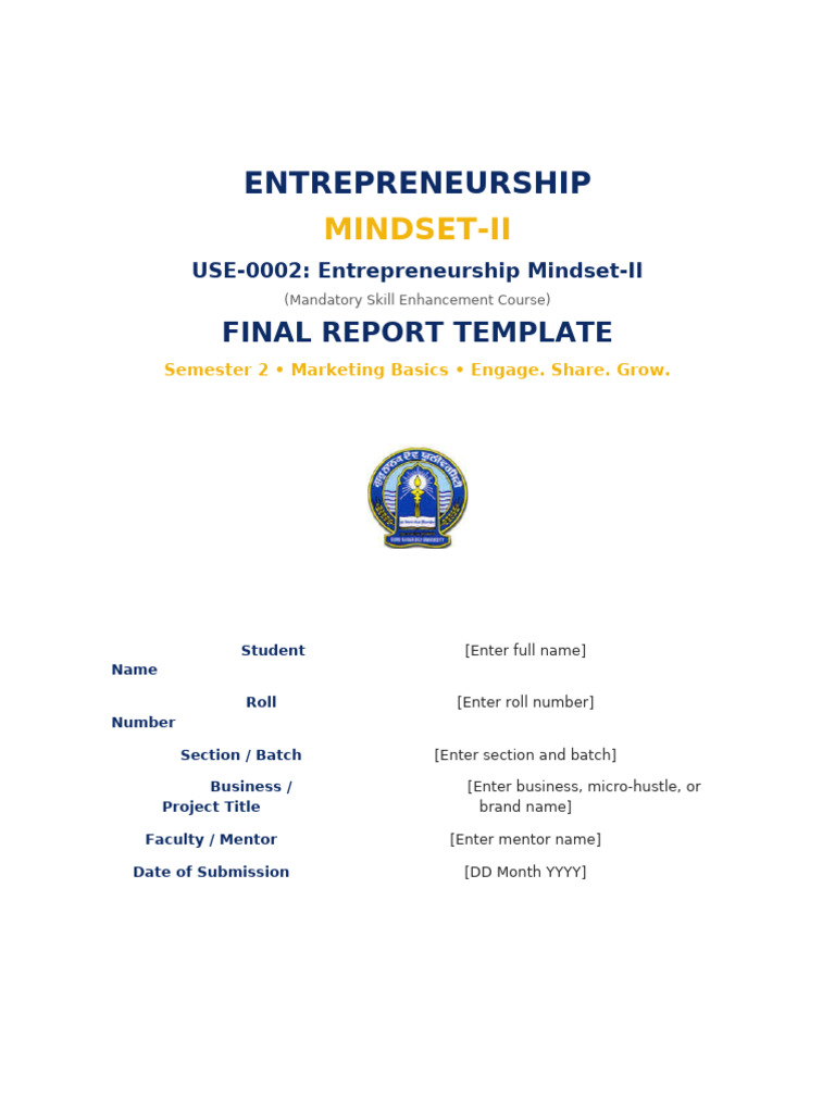 Semester2 Final Report Template | PDF | Sales | Performance Indicator