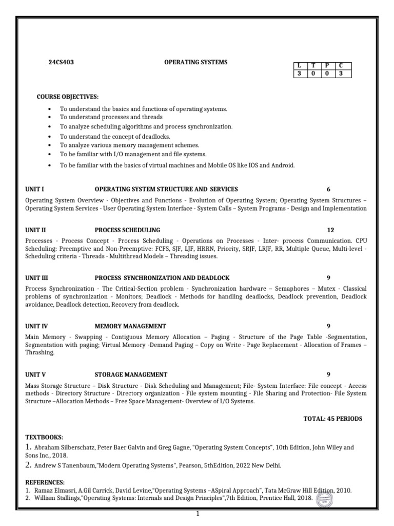 Os , Os Lab Syllabus Rac | PDF | Process (Computing) | Operating System