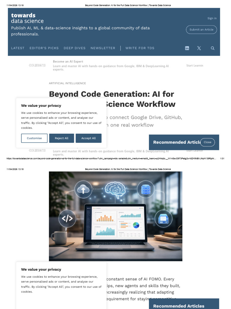 Beyond Code Generation_ AI for the Full Data Science Workflow _ Towards ...