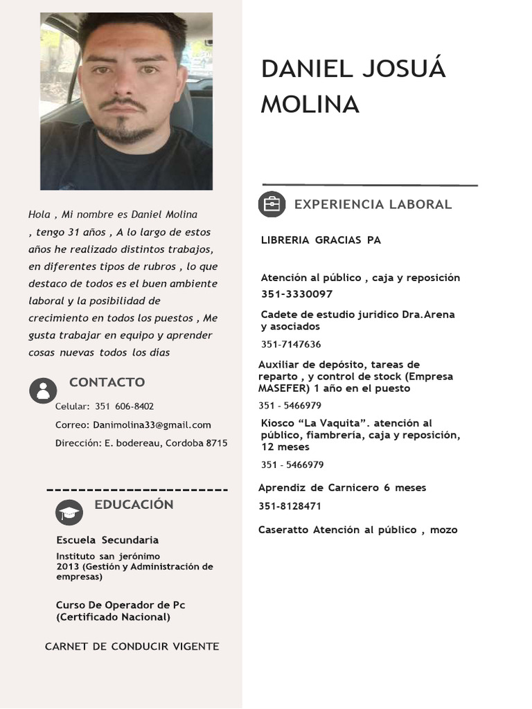 Cv Daniel (1) (2)-1 | PDF