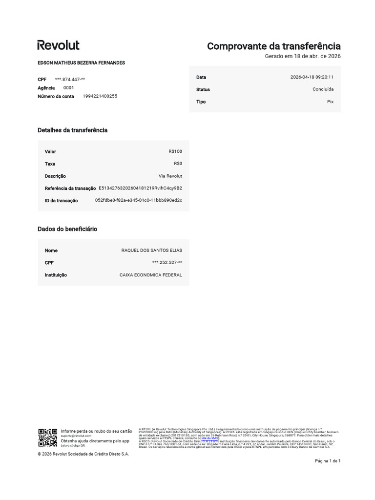 Transaction Confirmation Report Pt Br 14418b | PDF | Serviços ...