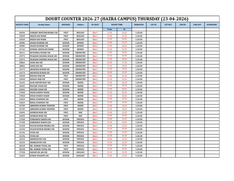 DOUBT-SCHEDULE_JDP_23.04.2026-e82bf74c-8a4d-440b-9741-0d552decfb96 | PDF