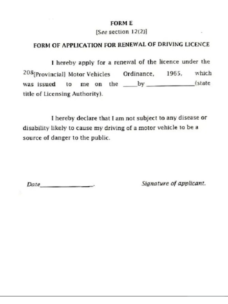 Form E | PDF