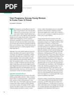 Teen Pregnancy Among Young Women in Foster Care