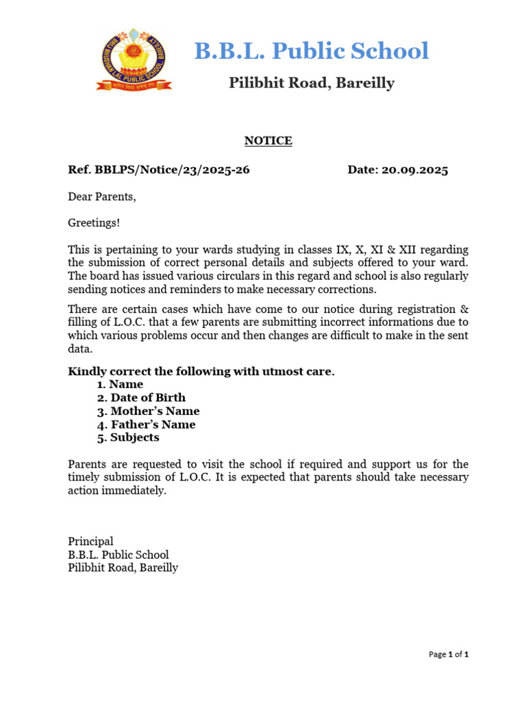 Notice 23 Registration & Loc | PDF