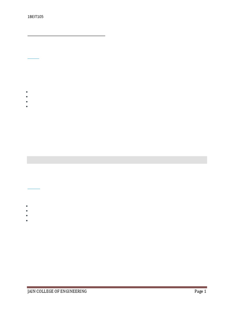 1beit105 - Module 1b | PDF | Pointer (Computer Programming) | Parameter ...