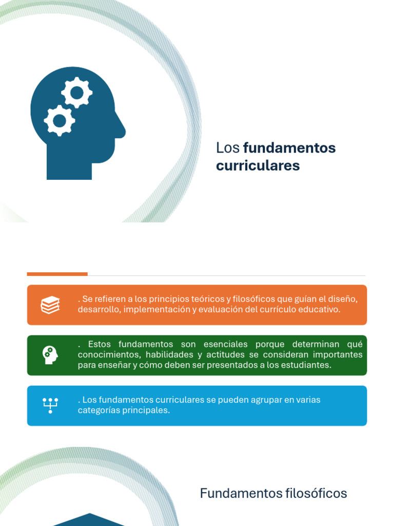 Los Fundamentos Curriculares | PDF | Plan de estudios | Aprendizaje