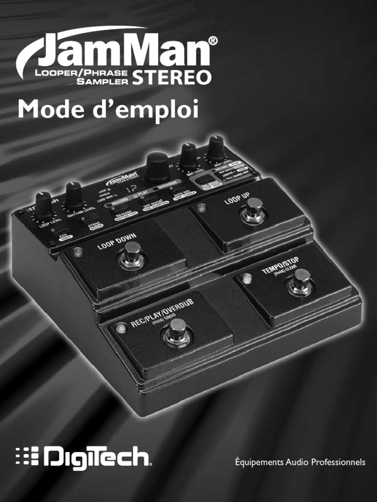 Digitech Jamman Stereo Mode D Emploi FR 44249 | PDF | Casque audio ...