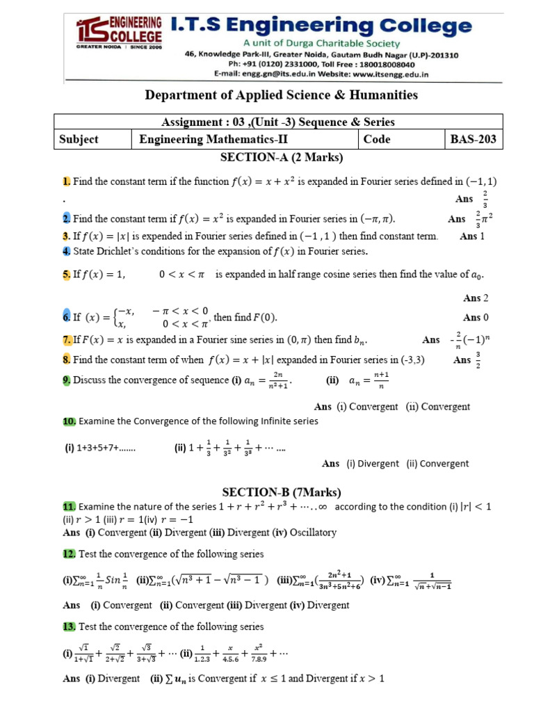 Assignment 3 Updated | PDF | Mathematical Analysis | Mathematics