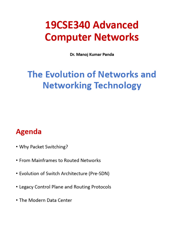 7 Evolution of Networking | PDF | Computer Network | Network Switch