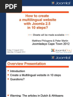 Download How to set up a multilanguage website in 10 steps  Ideas Setups and Tips by Peter Martin SN103234410 doc pdf