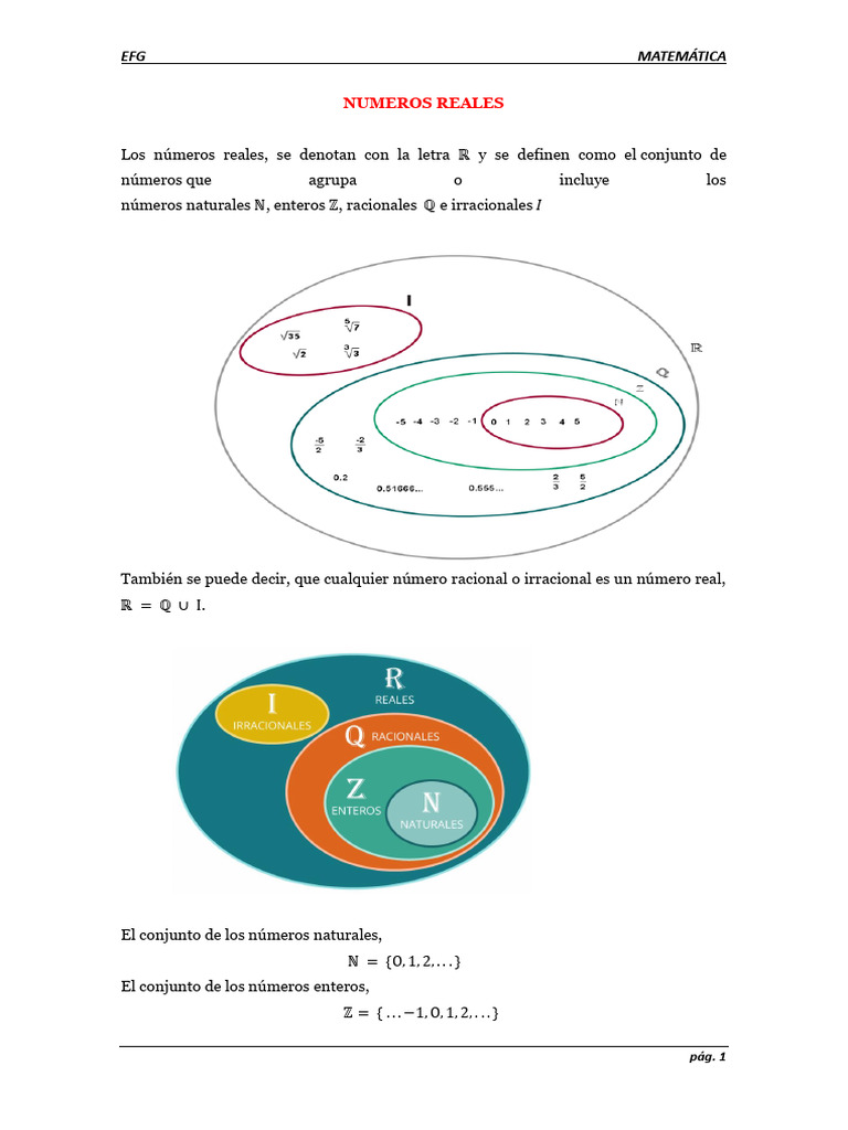 1 Sistema de Numeros Reales_e78b42ad6de1020b8c396196be05f2ae | PDF ...