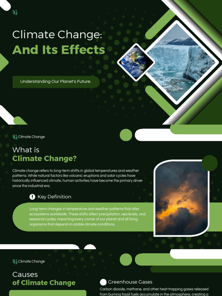 Climate Change and Its Effects Overview | PDF | Climate Change | Climate