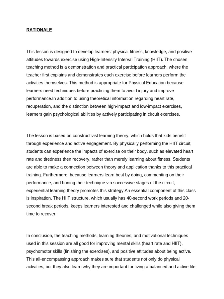 Lspt Rationale 2 | PDF