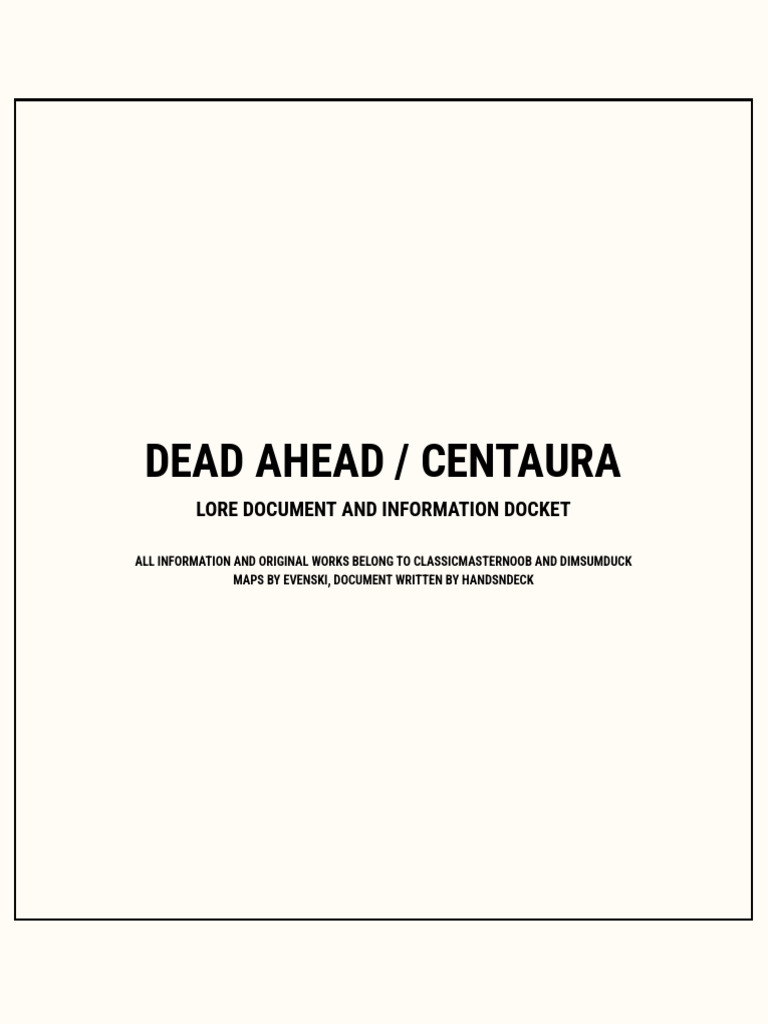 Centaura Lore Document | PDF | Deities | Sea