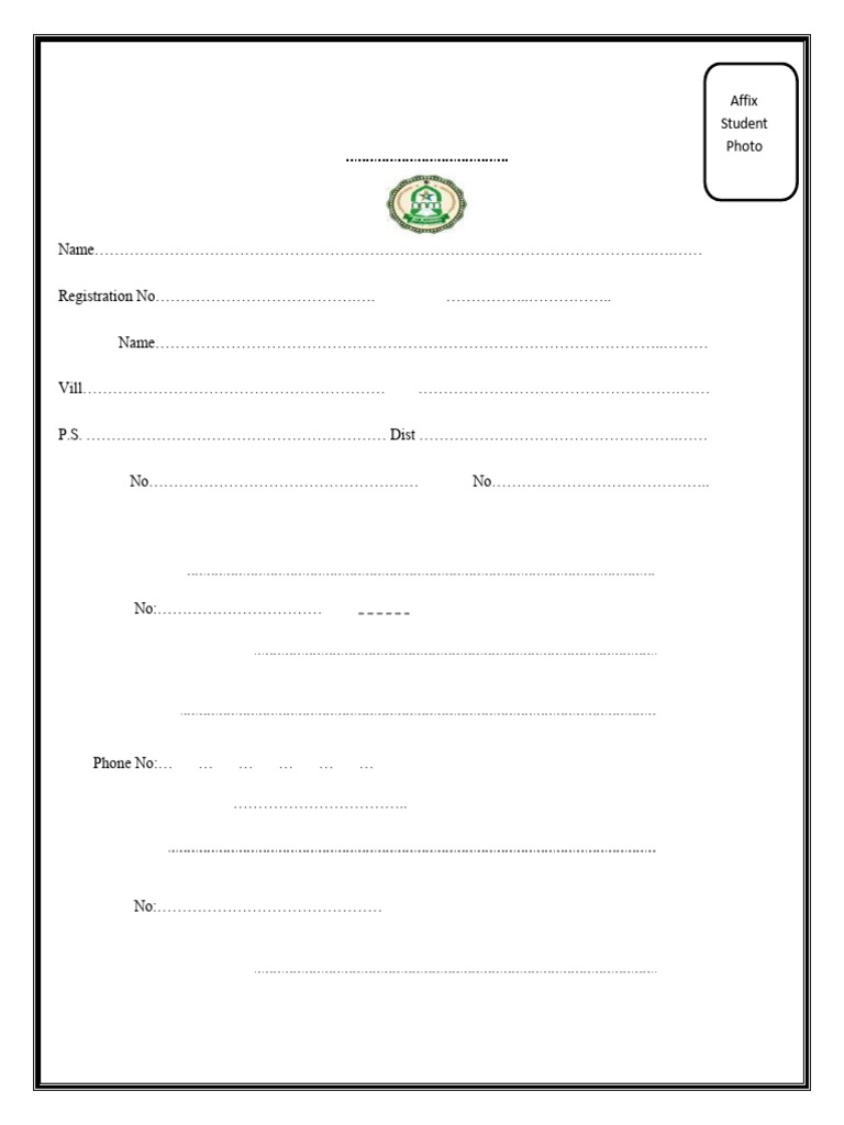 Student Calling Form | PDF