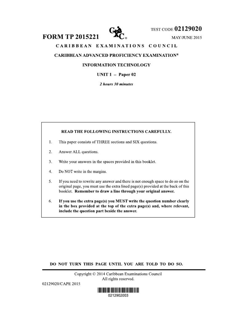 Unit 1 IT May 2015 Paper 2 | PDF | Programming Paradigms | Computer Program