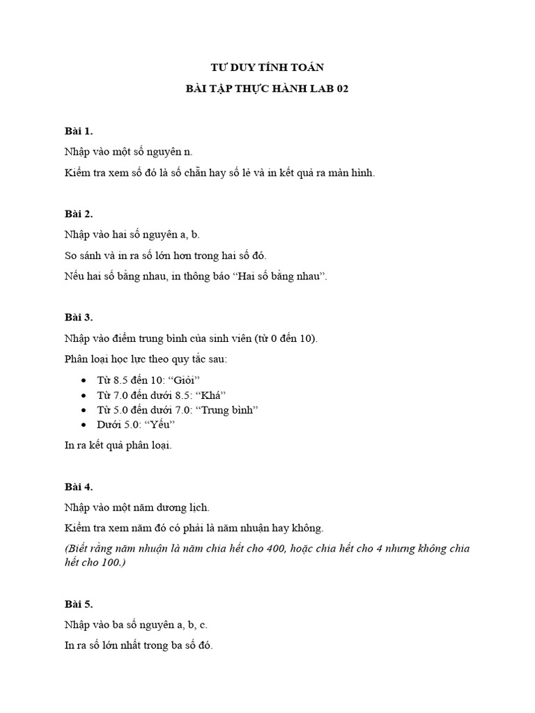 Lab 2. Excercise | PDF