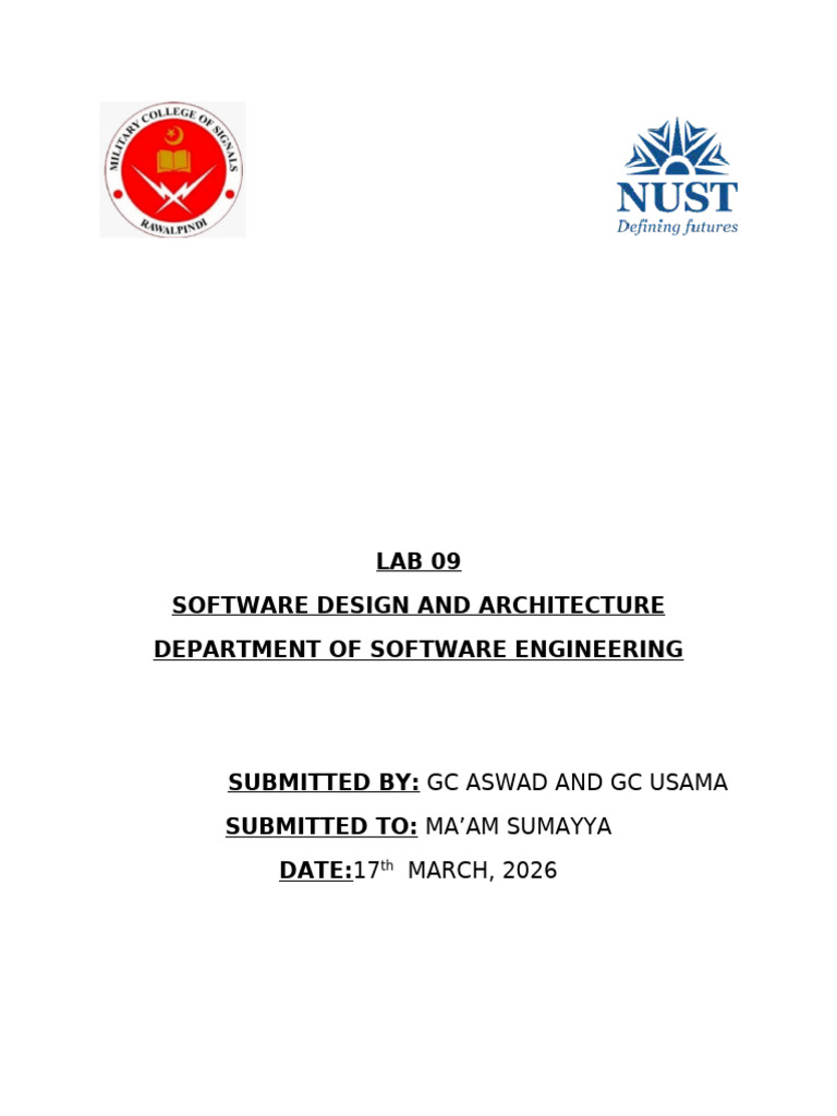 Lab 9 SDA Aswad n Usama | PDF