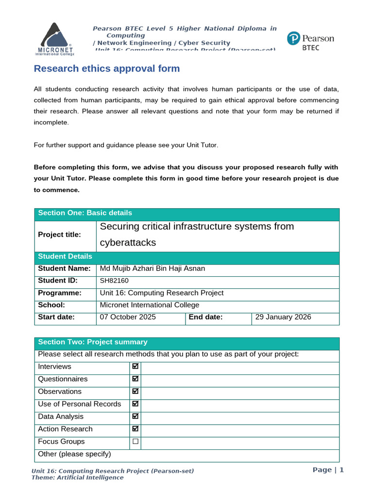 Research Ethics Approval | PDF | Data | Computer Security