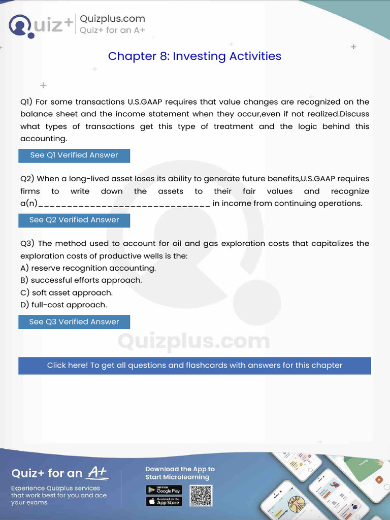 For Some Transactions Usgaap Requires That Value Changes Are Recognized ...